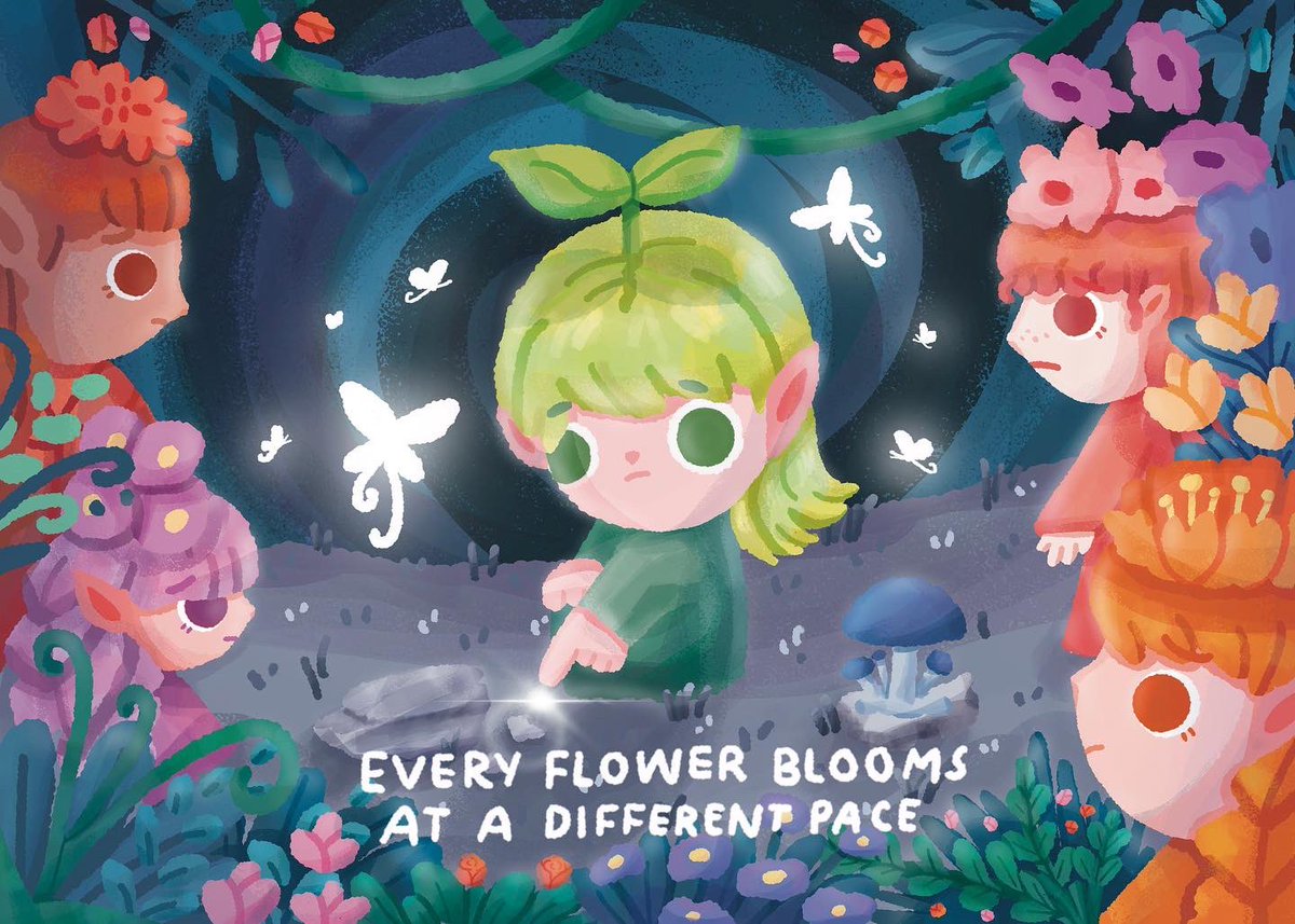 A flower doesn’t think of competing with the flower next to it. 
It just blooms.✌🏻🌷🌈✨