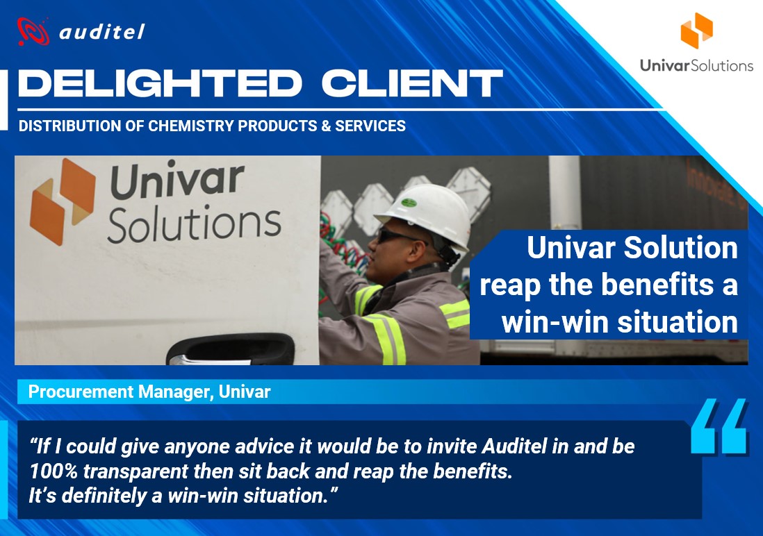 mpowersauditel's tweet photo. Need help reducing your indirect costs? - free of charge..

There is no catch.. If Auditel cannot save you money we won't charge you a penny and when we do reduce your costs, we just receive a share. A performance based win-win..

Too good to be true? Univar didn't think so. https://t.co/efSiLye7tm