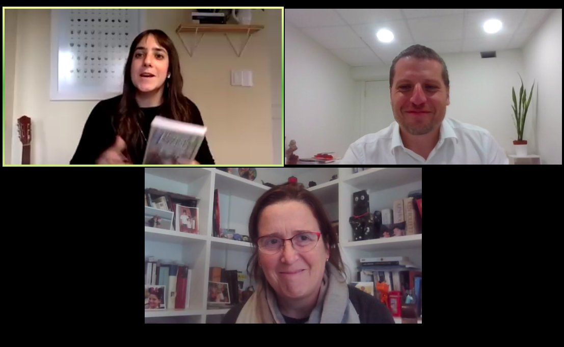 ExpoEFI's tweet photo. AHORA >> #EspacioLiterario 
“Tiempo Perdido” 
-
Autores: Marina Dal Poggetto @mdalpog y Daniel Kerner @dkernerb 
Modera: Sofía Diamante @sofiadiamantina 
-
Ingresá ahora a Zoom! (Registrate en https://t.co/7LiN4qB7yK y recibí el acceso)

#ExpoEFI #EFIWeek https://t.co/v0tdtZrLyx