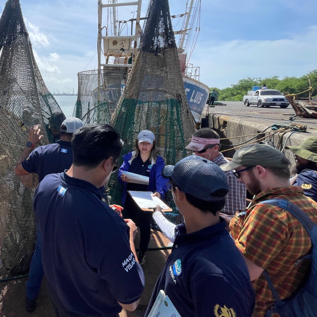 MagaGuatemala's tweet photo. La actividad se desarrolló en las costas del Pacífico e incluyó inspecciones coordinadas con #DIPESCA, como un esfuerzo conjunto para evitar la mortalidad incidental de tortugas durante las faenas de pesca. A estas acciones también se sumó el Comando Naval del Pacífico. https://t.co/NuB3m7b4zf