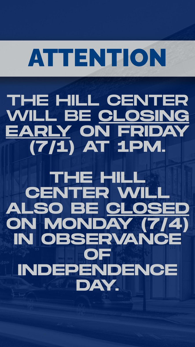 TheHillCenter's tweet photo. 🚨UPDATE🚨: https://t.co/2w6AYdiHU6