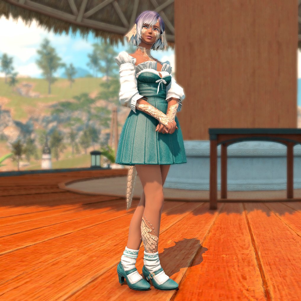 ArcielaTTV's tweet photo. Though this area cleared for farmland, it was salt-ridden.  Gegeruju, a wealthy Ul'dahn developed it into the style of the south sea isles, to Costa del Sol. Thanks to @VannTheMan for these piccy!
#GPOSERS #EorzeaPhotos #XIV_PICTCLIP #FFXIV #Au_Ra #FF14 #ffxivsnaps #本日のアウラ https://t.co/CFe5463XNv