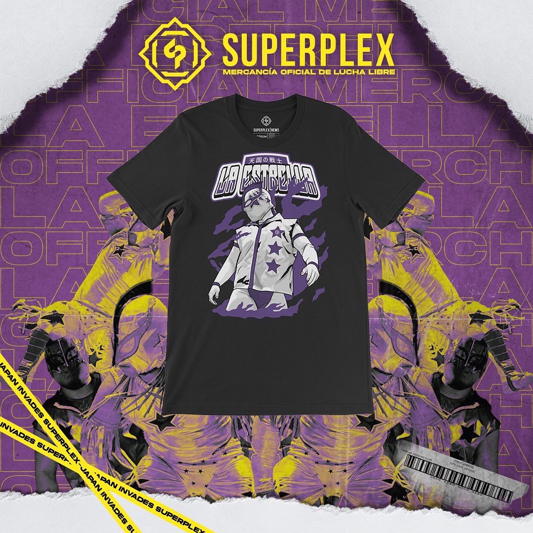 La Estrella x Superplex 

Ya disponible el diseño oficial de La Estrella. 

#laestrella #dragongate #superplex #superplexbrand #superplexmerch #wrestlingmerch #wrestlingmerchandise #luchalibre #luchalibremerchandise