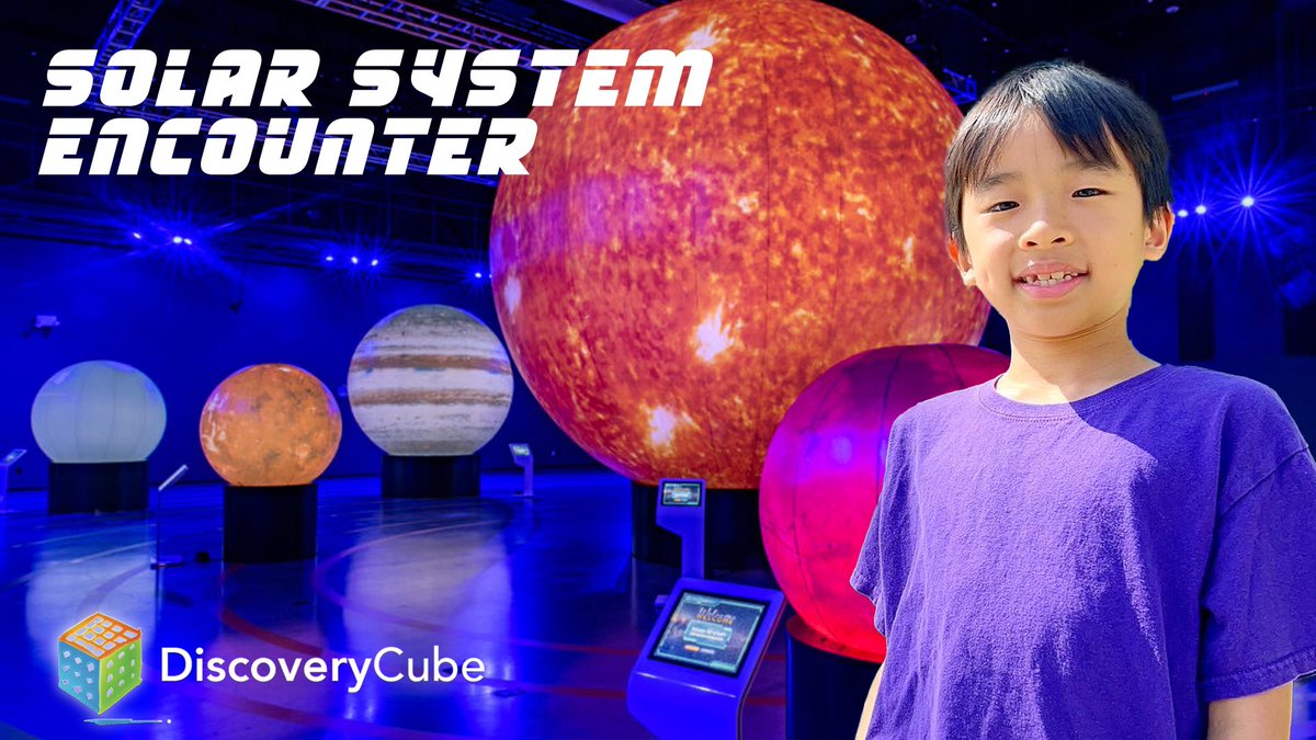 LookWhoBlogging's tweet photo. Visiting Discovery Cube OC for the Solar System Encounter + more! 

Watch video here: 
https://t.co/MqqTbtb6F7

@Discovery_Cube #discoverycube #solarsystemencounter #science #summerofspace https://t.co/Yail4jArHv