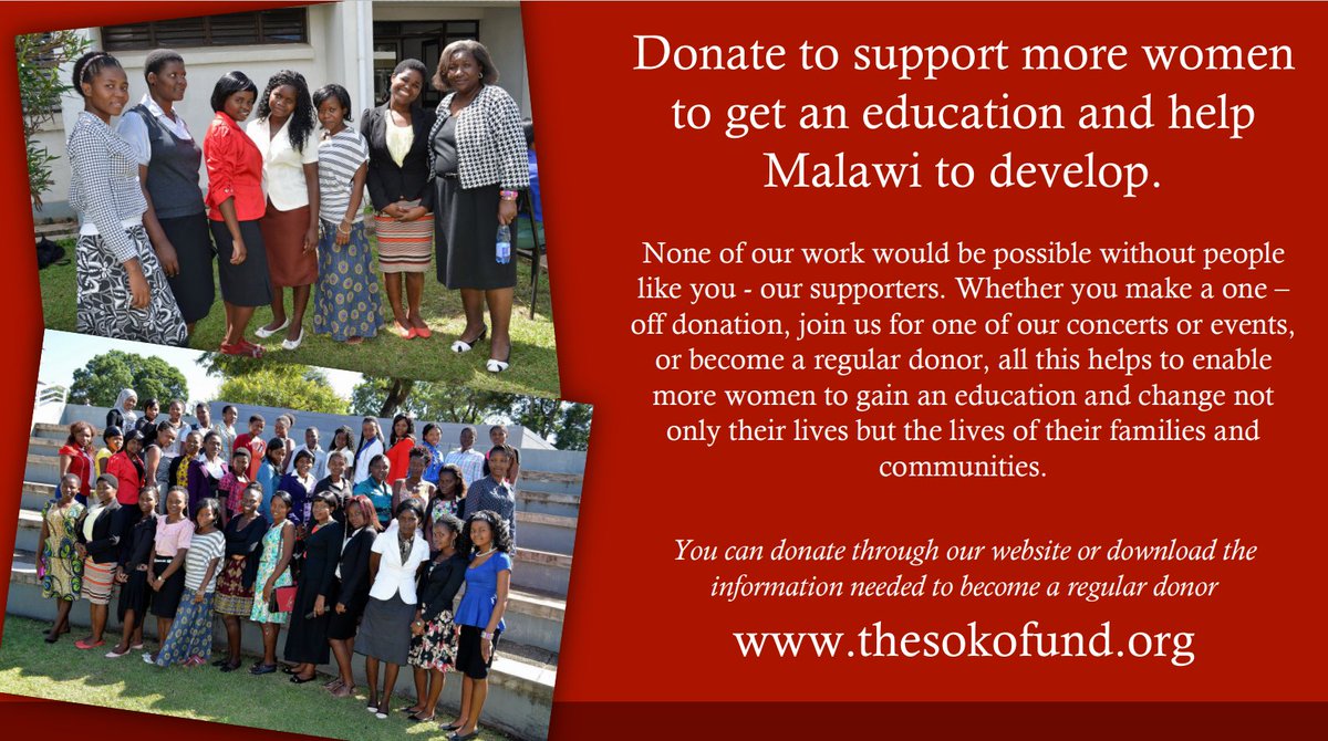 And read more about some of the women we have supported for #Malawi #highereducation #MondayMotivation thesokofund.org/graduate-profi…
