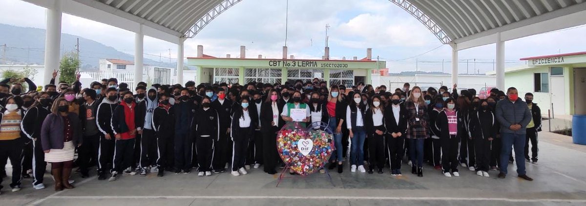 DIF_Lerma's tweet photo. CBT No. 3 Lerma se suma junto con el #DIF #Lerma a esta noble causa en beneficio de los niños con cáncer. Agradecemos el compromiso de los alumnos para motivar a su escuela de integrar este programa y participar de forma solidaria en la #RecolecciónDeTapitas.

#PodemosMás https://t.co/7sZkN3ONZ0
