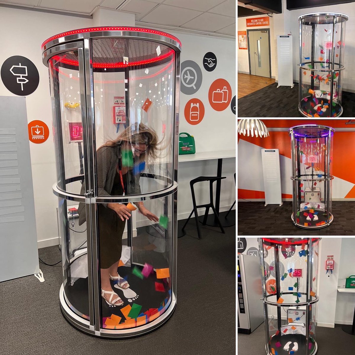 xtremevortex's tweet photo. Multiple Cash Grabber games set up across three locations for easyJet ready for their charity pride events this week. 

#cashgrabber #grabagrand #grabbermachine #interactivegames #luton https://t.co/CB3C3FLrUp