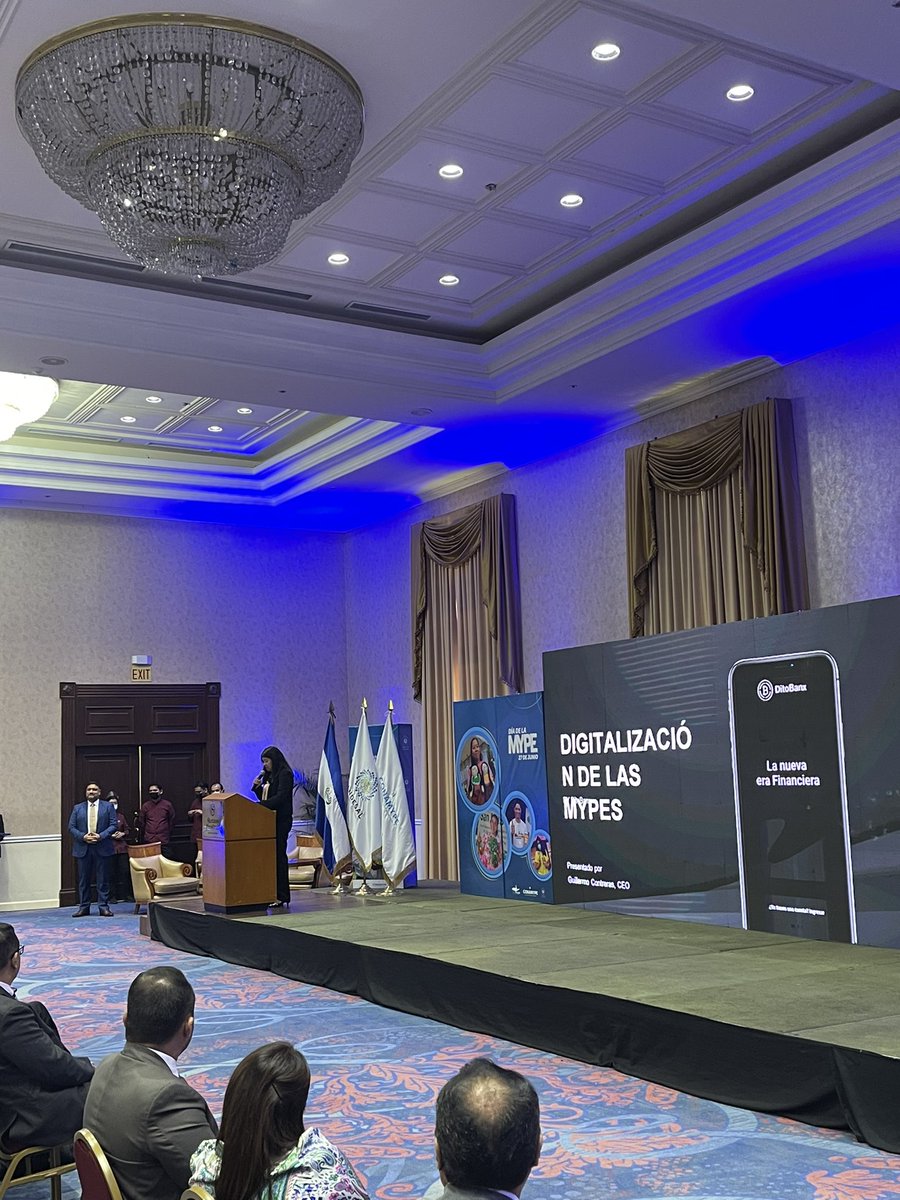 Ditobanx's tweet photo. Inicia la participación de nuestro CEO Guillermo Contreras @guillermo_jc con la ponencia “Herramientas digitales para la PymE”, en el marco del día nacional de la Pequeña y Mediana empresa. 

#DIAPYME #InclusionFinanciera #Fintech #Bitcoin @conamypesv https://t.co/cOAoI7q2LG