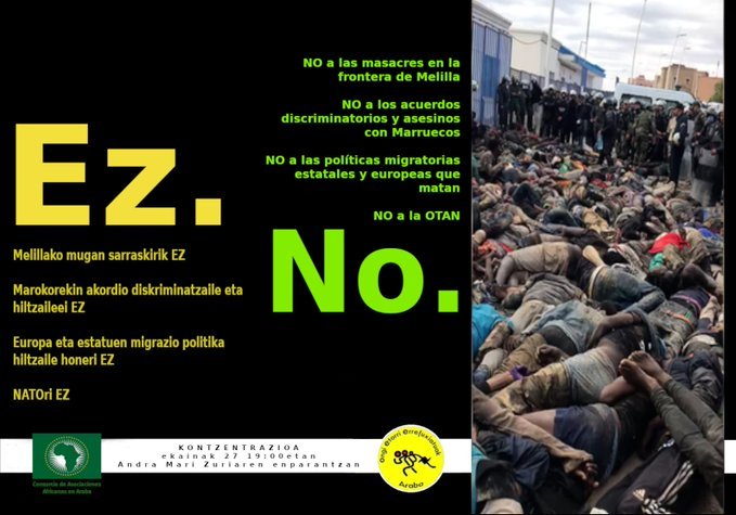 ZaharrazHarro's tweet photo. Adi💥

👉18:30etan Bollerias plazako txupinaren ostean @ArabaOee -k deitutako kontzentraziora goaz!!

Ostean Fariñasetik jarraituko dugu kalejira eta ZHko egitaraua https://t.co/IxmZPy0KkT