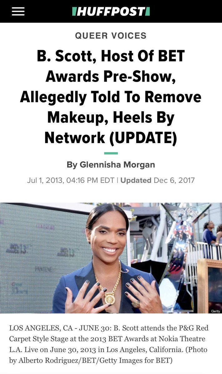 ProducerStewart's tweet photo. IDK why people are trying to refute @LilNasX claims of how #bet treated him before & after his performance at #BETAwards.. did y’all forget they treated #bscott the same way..by making him tone down his look to host the pre-show. And they sued and settled. https://t.co/u8ouenAJtl