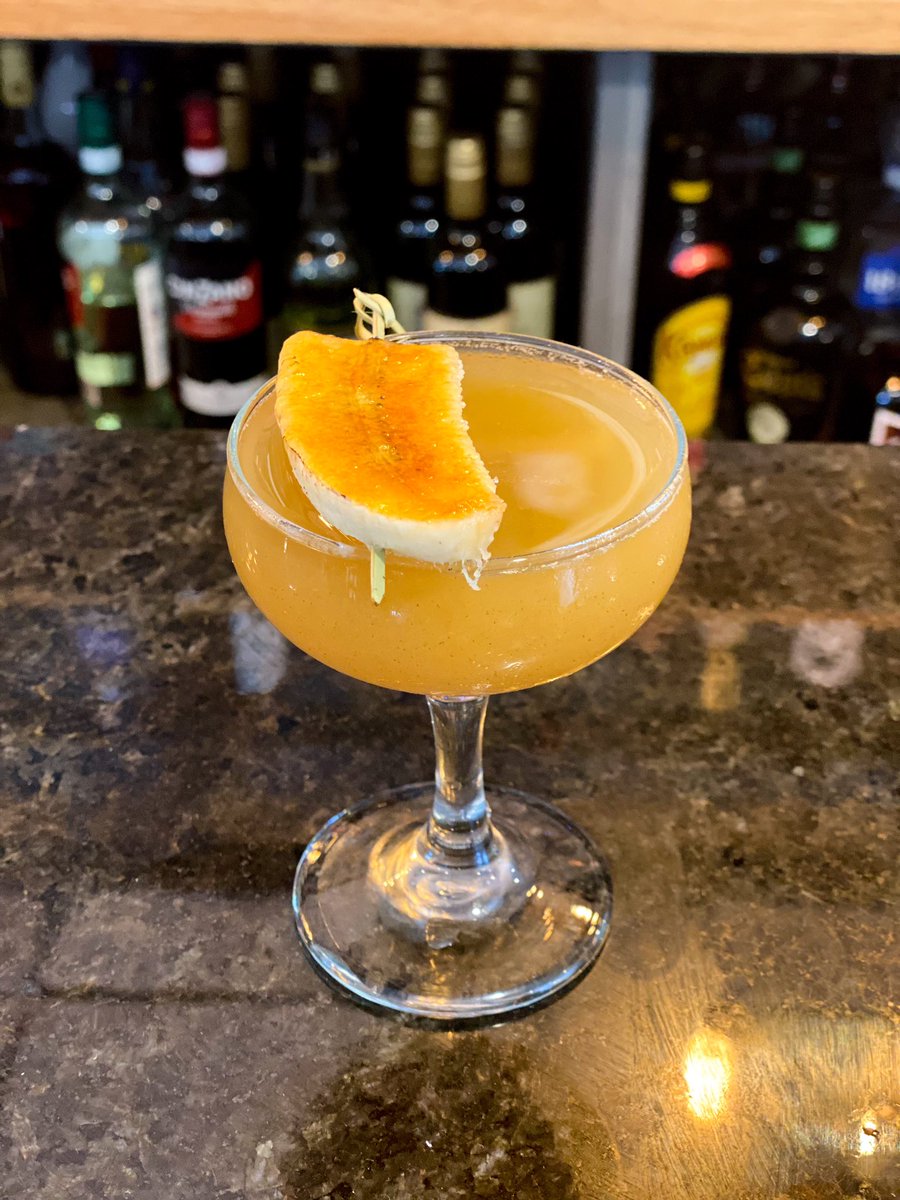 Gallowaydining's tweet photo. Try our NEWEST cocktail “the all shook up”
🫴 Peanut butter whiskey, banana, simple syrup &amp; chocolate bitters! https://t.co/OPA3huaJ8f