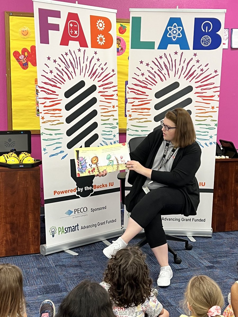 BucksIUSTEAM's tweet image. #MobileFabLab is visiting our @BucksIU22 Early Childhood classrooms this week! Ss are learning to code #beebots to do the bug dance!  Looking forward to a FABulous week! #STEMinPA #EarlyChildhoodSTEM