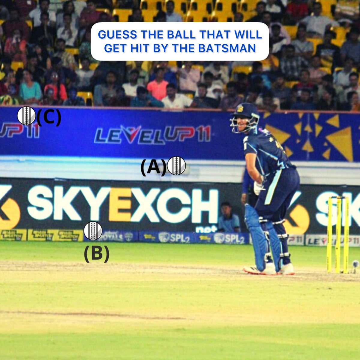 Spl2020League's tweet photo. Tag your friend &amp; guess together🎾🤞

@saucricket @ParimatchN @global_publicity @starsportsindia @vusportofficial @Levelup_11 

#Spl2 #T20 https://t.co/WobgvNwKJX