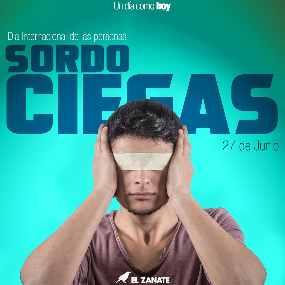 #UnDíaComoHoy| Se conmemora el Día Internacional de las Personas Sordociegas, con el objetivo de visibilizar a las personas que en todo el mundo presentan esta discapacidad física y sensibilizar al resto de la población para que brinden su ayuda y de esta manera