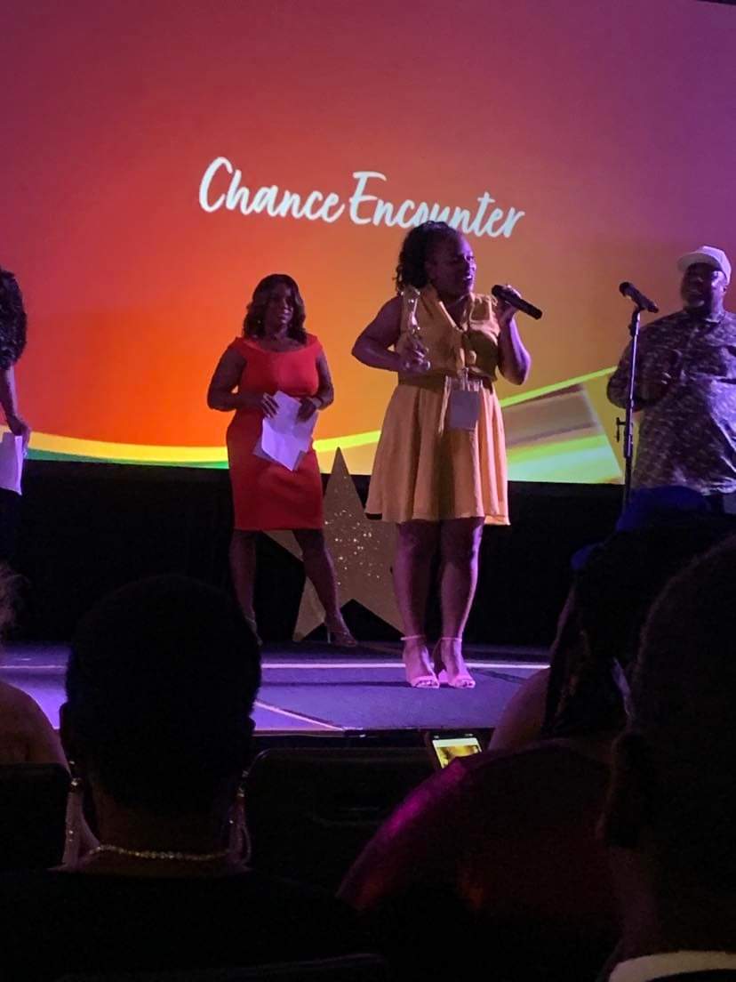 Sandra_Mathieu_'s tweet photo. So this happened! 💛
So grateful! Chance Encounter wins Best International Film! Thank you @THECBFF for this award! 🏆 It means a lot!
#CreativeAuthority https://t.co/uEtJCybkDb