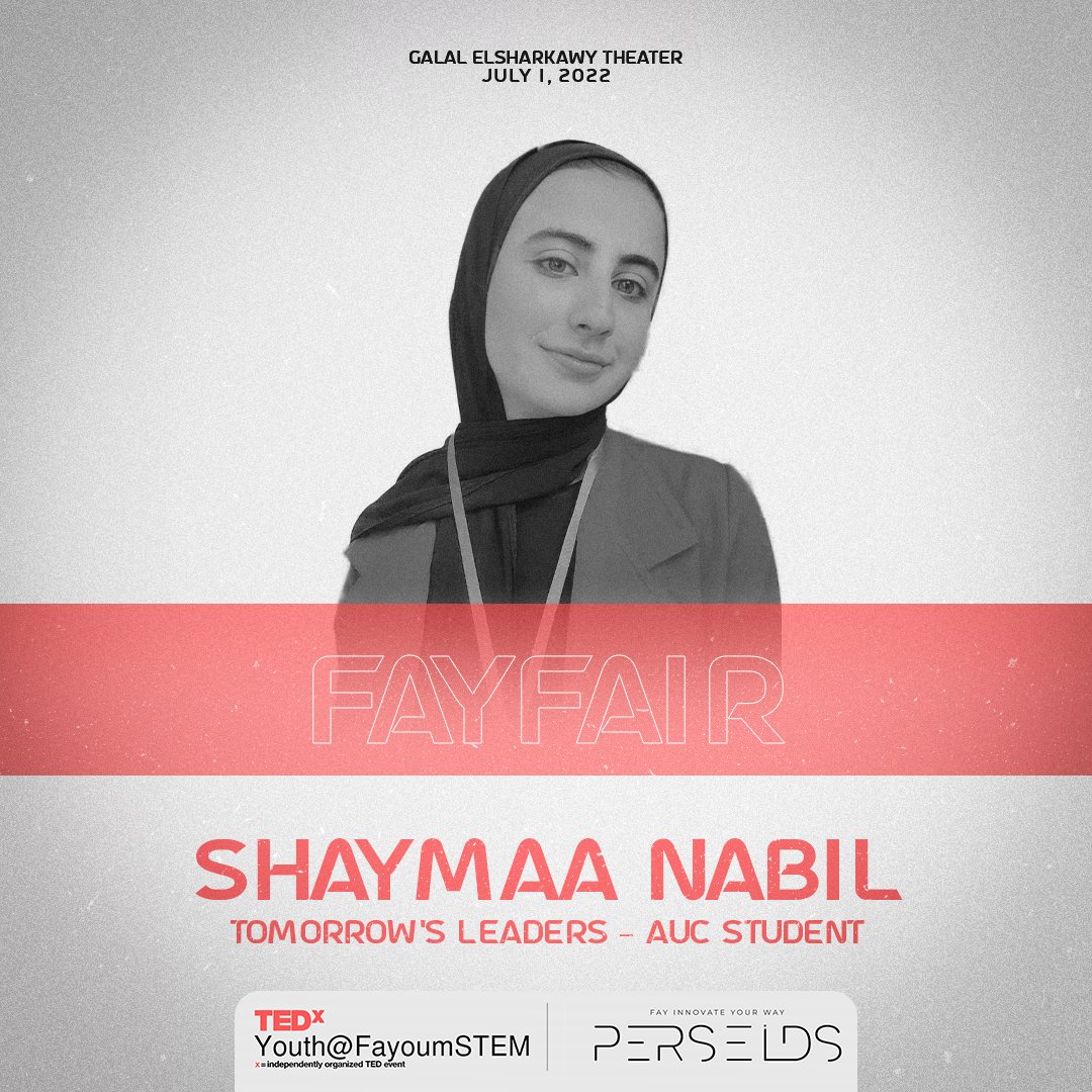 TEDxFayoumSTEM's tweet photo. Your ticket now is not only an event entrance ticket, it is your key to visiting the scholarships and colleges fair at @TEDxFayoumSTEM. It's our own College Fair, it's FayFair.
#TEDxYouthFayoumSTEM
#PERSEIDS
#FayEvent
#FayInnovateYourWay
#Not_Only_An_Event
#fayfair
#faypanel https://t.co/jLYHiLxfPY