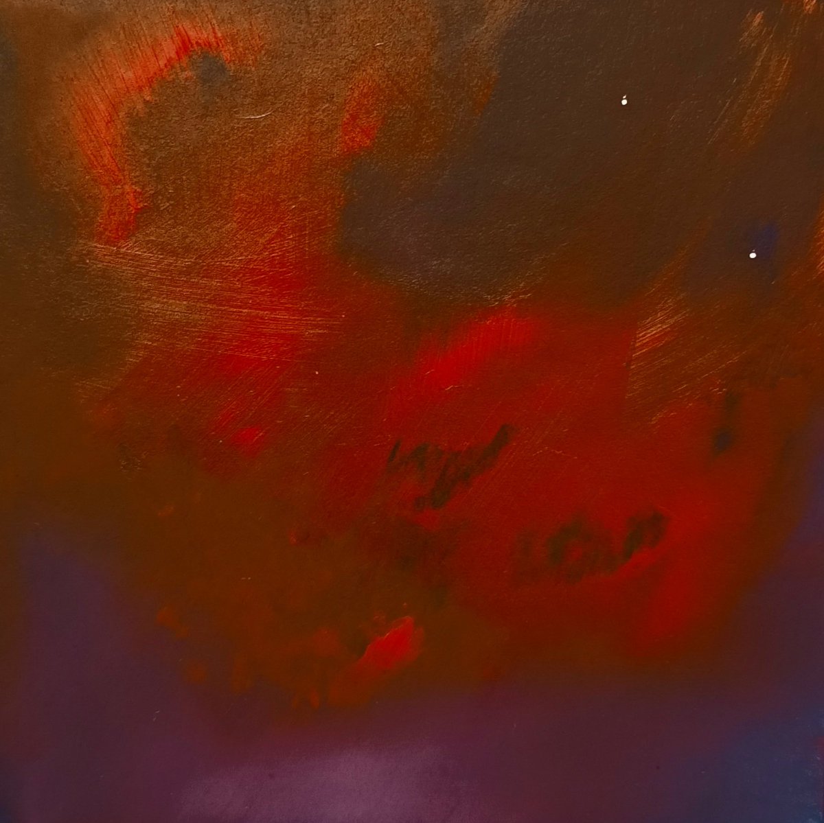 moe_rocksmoore's tweet image. Red nights in progress. Oil on board. 10x10cm. Palette knife practice☆ @waspsstudios @Creative_Ren @bigartshow @ArtDeptPaisley #knifework #painting #oilpainters #nightskies #redskyatnight #rocksmoore