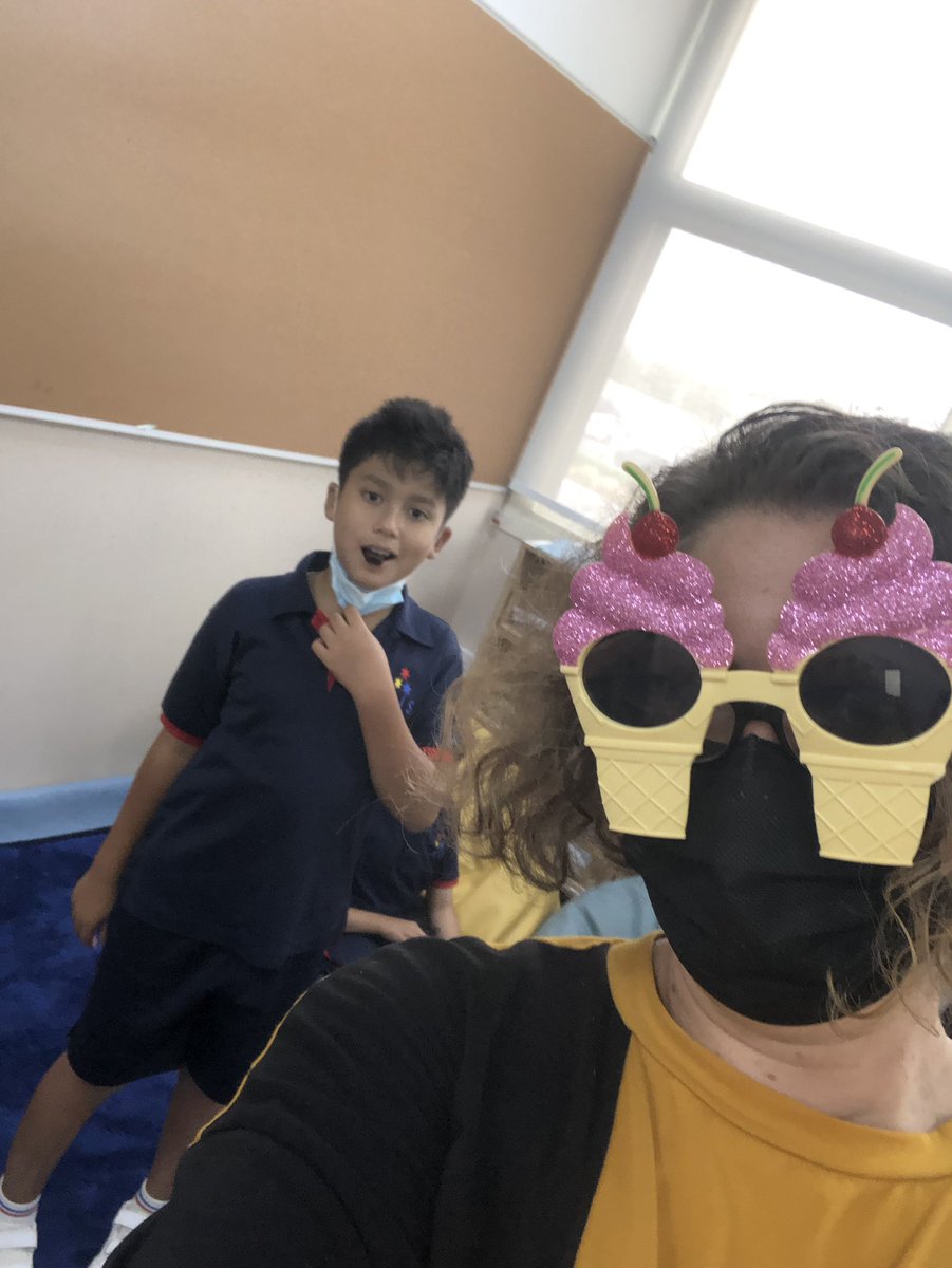AIS_Grade5's tweet photo. 5A students were rewarded with a well deserved “mystery” prize: ice-cream party!!!! Some of us overdosed on sugary goodness (that’s Omar holding his belly) but we definitely earned this treat. Congrats 5A! #AISGrade5 https://t.co/FiNWWmLFiL