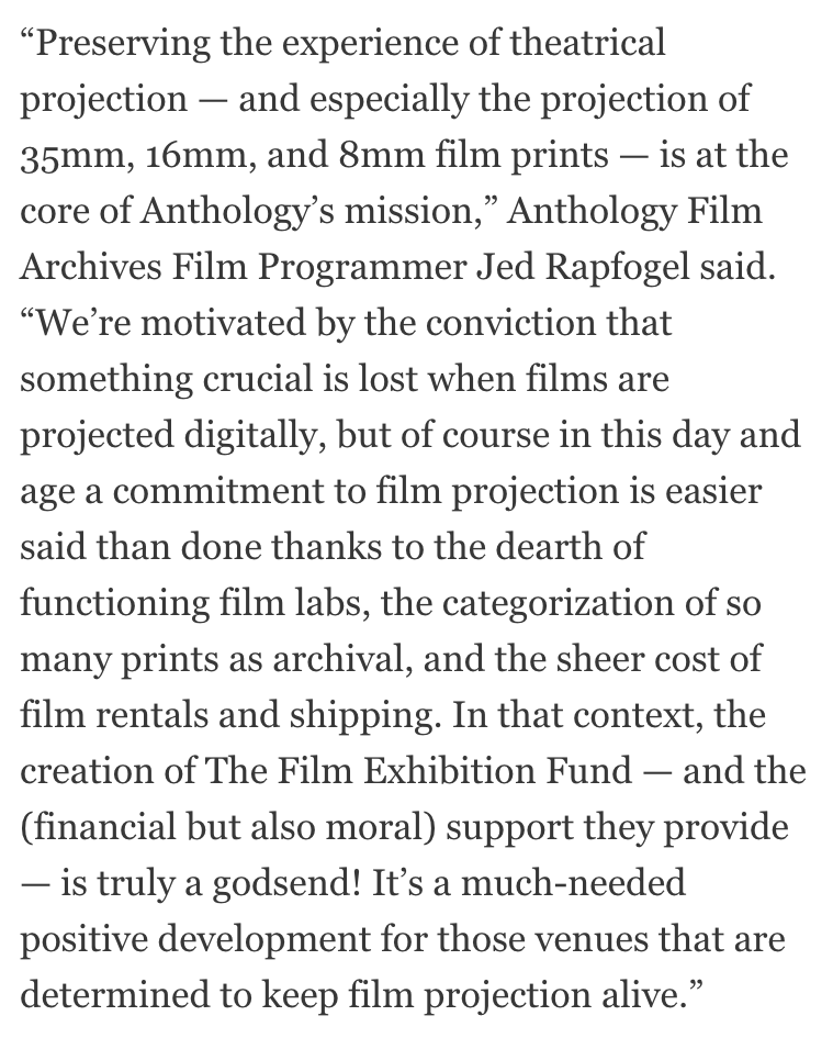 tweetemulsion's tweet photo. So happy to have this incredible coverage from IndieWire!

We want to continue to be as communicative as possible with you about the sort of targeted support that will help bolster film exhibition everywhere. Projectionists, shipping, and rentals are vital to this ecosystem. https://t.co/mKjvELGMey