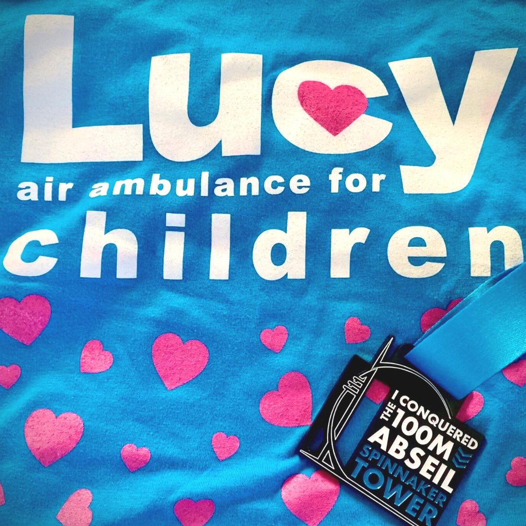 That's challenge 2/4 completed by our supporter Andrew ✔️ At the weekend, Andrew abseiled down @SpinnakerTower in #Portsmouth. This is just one of the four exciting challenges he is taking on for <a href="/LucyAAC/">🦋lucy</a> this year. See what his next challenge is here: buff.ly/3fUDBlb