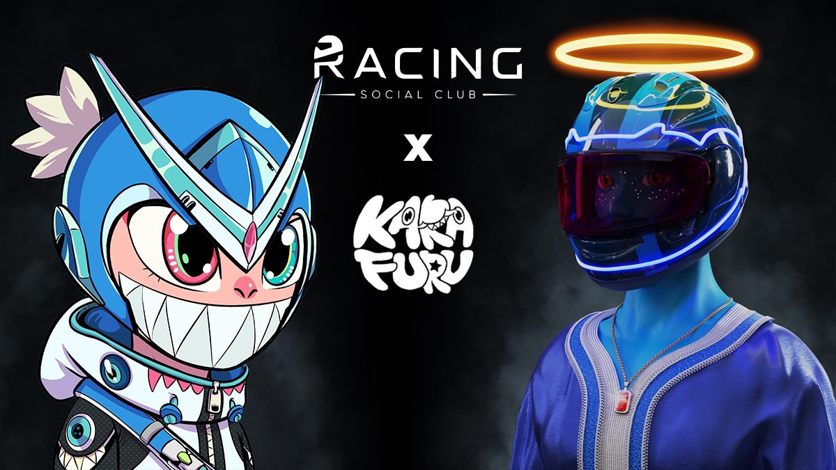 racingsocialnft's tweet photo. KARAFURU 🤝 RACING SOCIAL CLUB

We are proud to announce our collaboration with @KarafuruNFT, a leading example in the NFT space.

Raceday is around the corner people... 

1️⃣ Follow @KarafuruNFT &amp; @racingsocialnft 
2️⃣ Like &amp; RT

Be ready... 🚦 https://t.co/epxyfprcc0