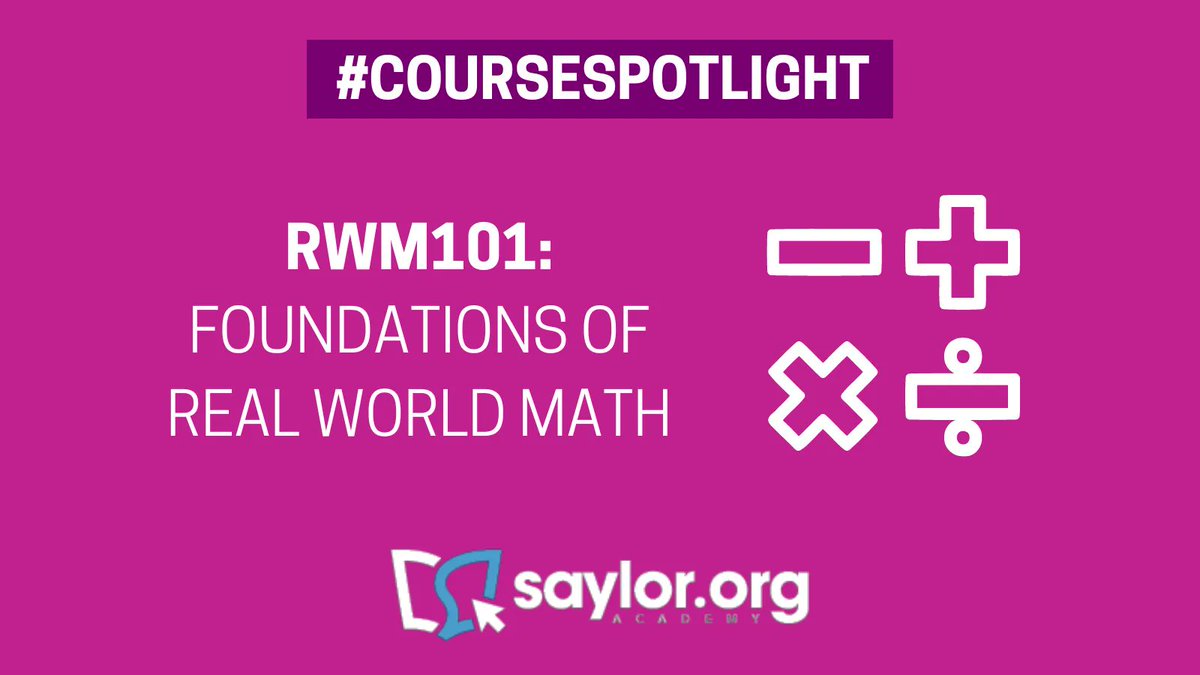 saylordotorg's tweet photo. We use math every day, whether it be in our careers or daily tasks. ➗ Study fundamental math concepts and how you can apply them in your life in this free course! #lifelonglearning #SDG4 Register 👉 https://t.co/kJZO6r72oE https://t.co/jftUhG9EPy