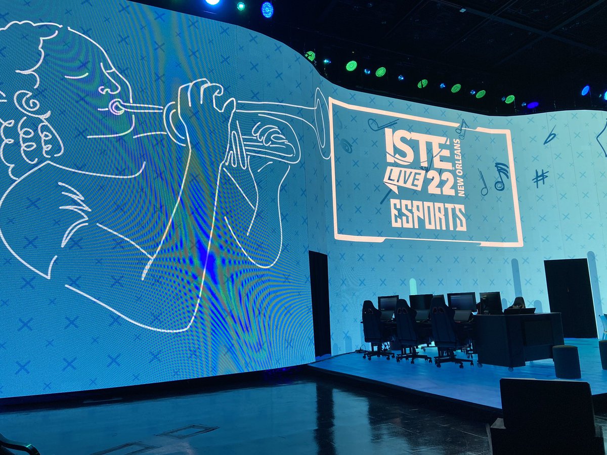 clvoigt's tweet photo. Ready for great discussions on implementing eSports #ISTELive https://t.co/JbvzMbetiJ