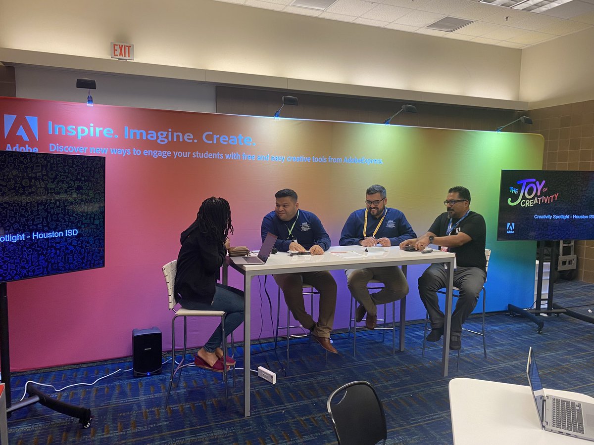 newmanj_2's tweet photo. @HISD_Inst_tech + @Adobe at #ISTELive2022! Sharing ideas on creativity in @HoustonISD classrooms! @Raul_AlanisJr @TechAcosta https://t.co/BdvT3GfJl6