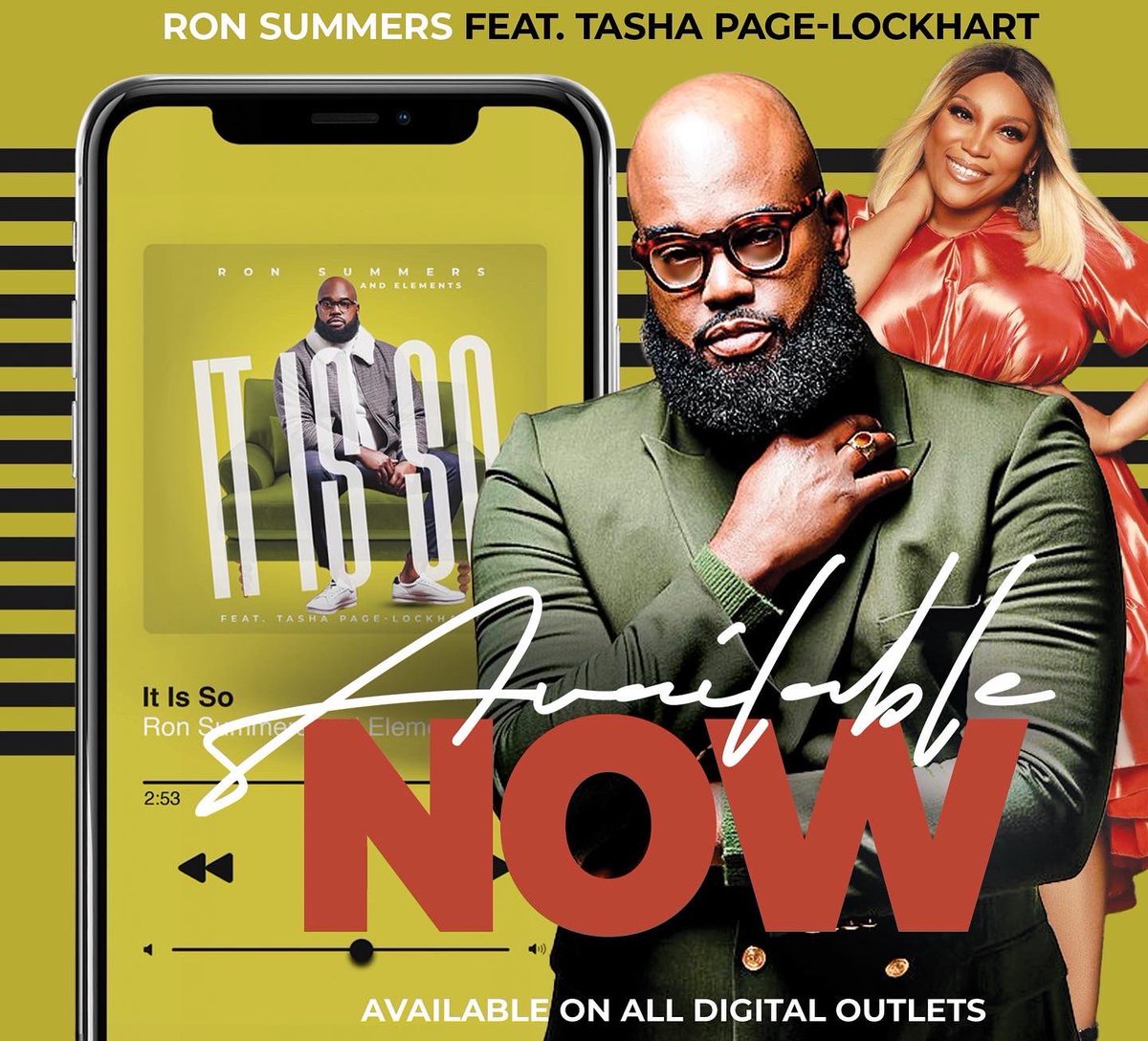 rsummers93's tweet photo. Join me and Tasha Page Thur night!!!!!! Don’t forget to download "It Is So" featuring @tashalockhart on @itunes and @amazonmusic! Stream on all music platforms NOW!!
#RonSummers #ItIsSo #Gospel #GospelMusic #Church #Blessings #NewMusic #WhatGodHasForMe #newmusicalert https://t.co/zFll5Oy4vh