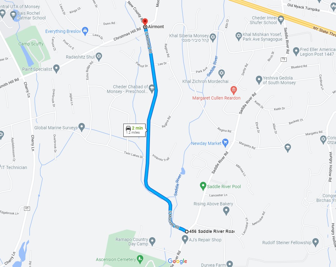 **TRAFFIC ALERT** 
Beginning on Tuesday, June 28th, the Rockland County Highway Department will be resurfacing South Monsey Rd from Saddle River Rd to Christmas Hill Rd in the Town of Ramapo.  Weather permitting, work is expected to be complete by Thursday, June 30th.