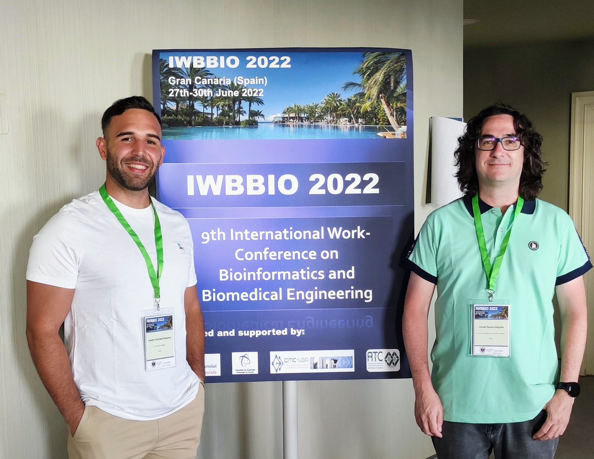 ismaelndes's tweet photo. Presenting our work on data analytics at @iwbbio22 

Representing @InfoUMA @itis_uma @khaosresearch https://t.co/0jtQkeopCE