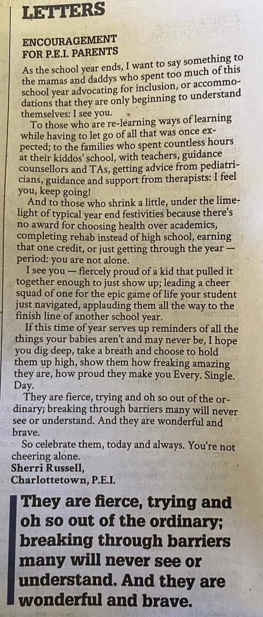 holdmyhandab's tweet photo. Incredible letter to parents and caregivers.
It's nice to be seen by educators and have our families experiences validated.
#abed https://t.co/JQbi4uGjT1