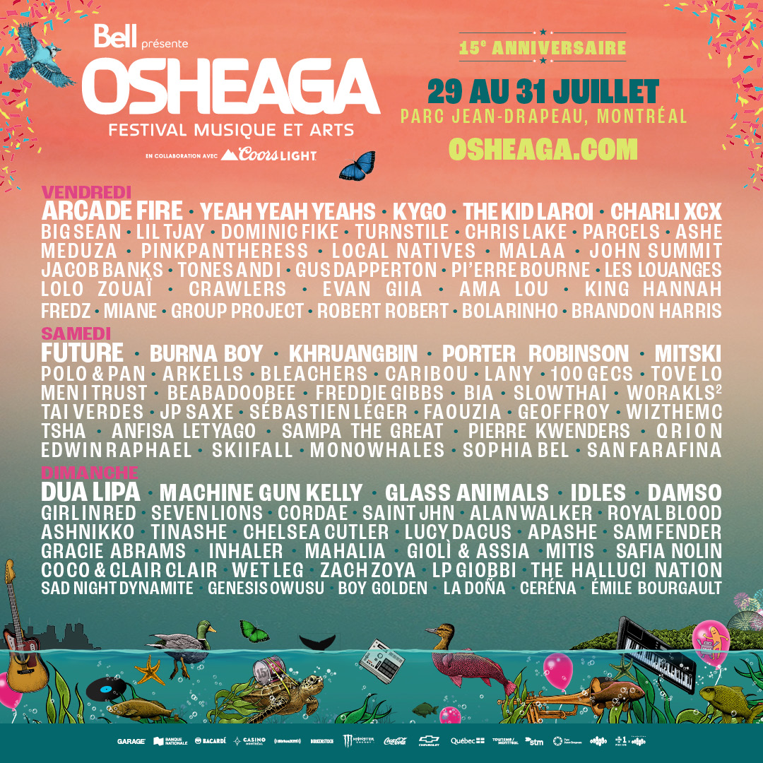 Osheaga lineup