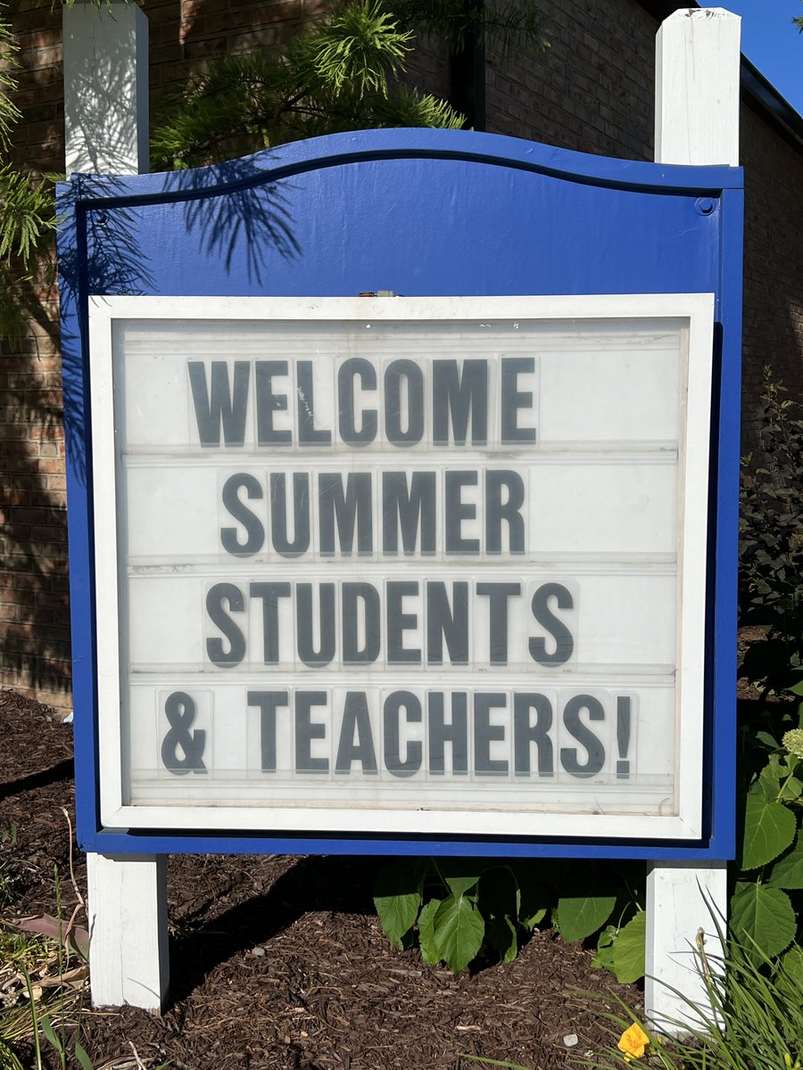 NorthvilleEDU's tweet photo. Today was the first day of our Summer School Programs. The elementary students are at Moraine while our middle schoolers are at Hillside.
Lots of fun things still happening within our district.
#NPSWorldofPossibilities #TraditionofExcellence #NPS #SummerSchoolPrograms https://t.co/0Max0OZURs