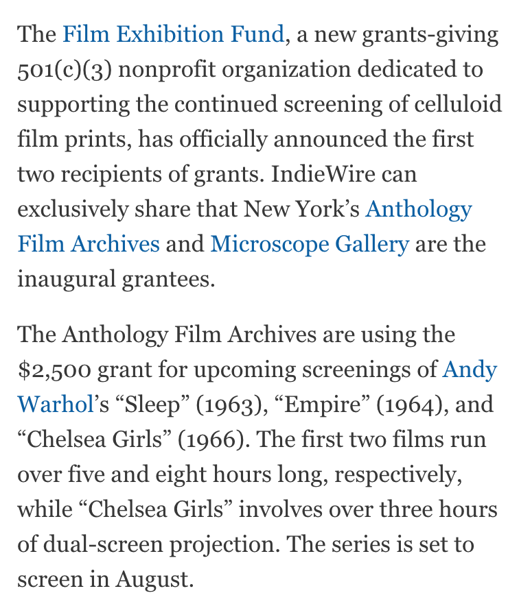 tweetemulsion's tweet photo. So happy to have this incredible coverage from IndieWire!

We want to continue to be as communicative as possible with you about the sort of targeted support that will help bolster film exhibition everywhere. Projectionists, shipping, and rentals are vital to this ecosystem. https://t.co/mKjvELGMey