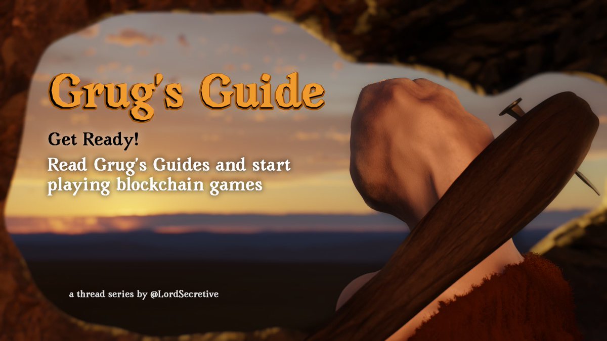 GrugsLair's tweet photo. Want to play blockchain games but don’t know where to start? 👾👾  Start here!

We will publish a series of quick start guides to get you confident &amp; playing.

1/ https://t.co/EQucFiCinu