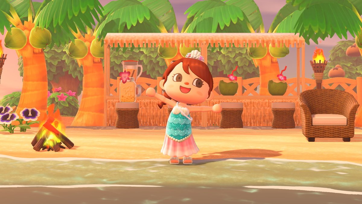 I'm so in love with my mermaid dress!

 #AnimalCrossing #ACNH #NintendoSwitch