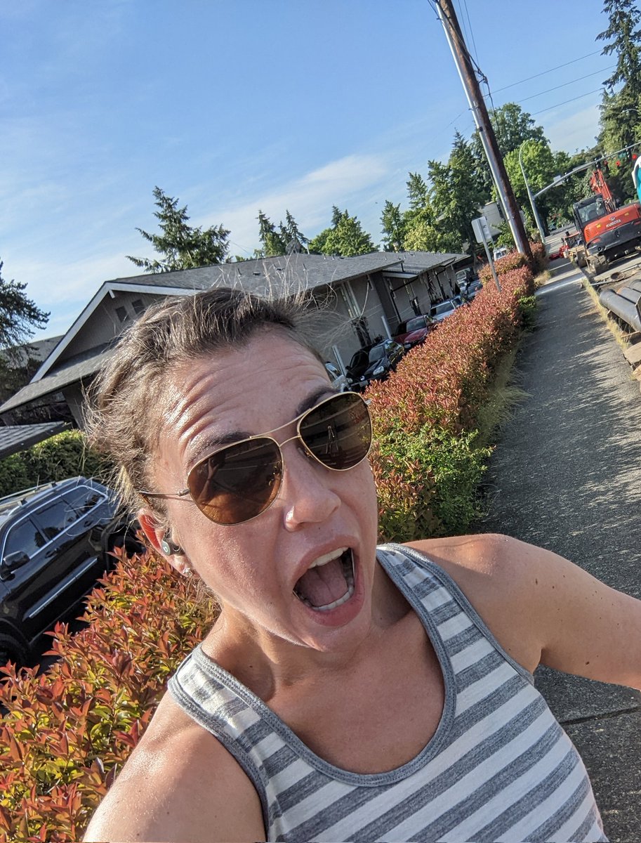 GrnLakeGirl's tweet photo. "I love summer in the PNW" I squeal on my coffee walk and I don't care who hears me... (Giant water bottle not pictured but along for hydration)
🌞☕ 😎 ☕ 🌞
#brewcrew #coffee #coffeerun #seattle #Summer #WASummer #WAWX #Bellevueful #Bellevue
@Starbucks @NWSSeattle @MorganKIRO7 https://t.co/u6Xelr7ySj