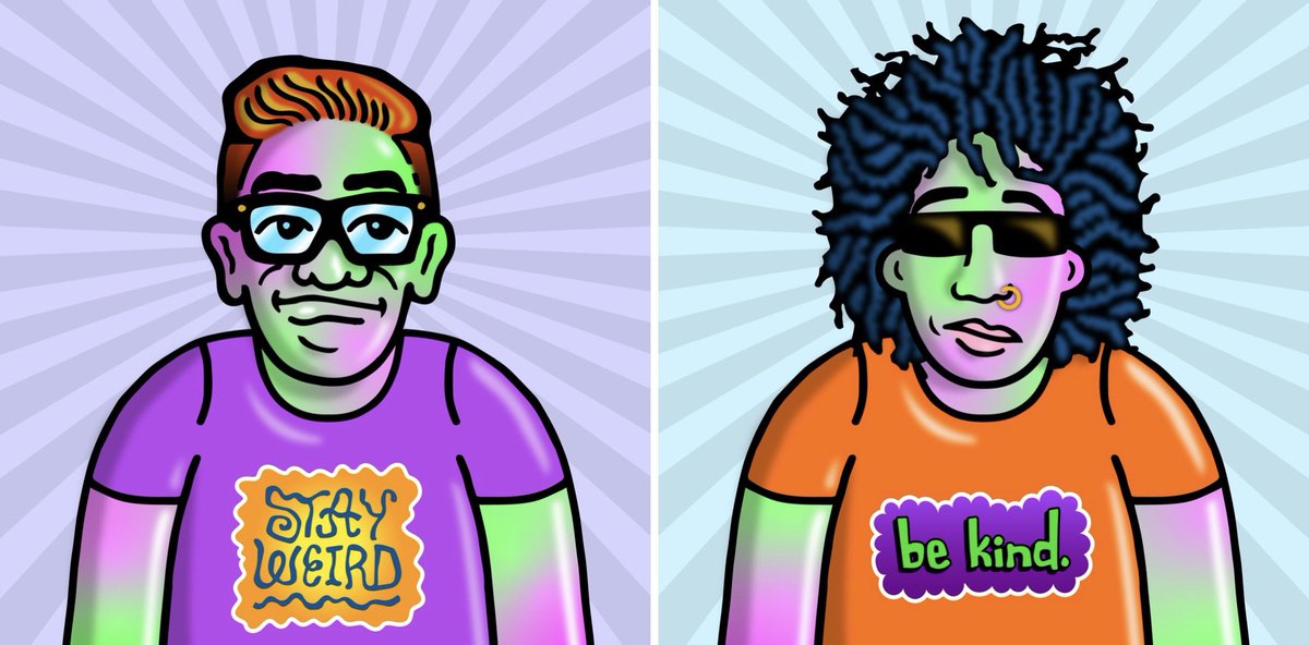 Putting out a little #FamilyTeesNFT MONDAY MOTIVATION!! Have an AWESOME start to your week and remember to #StayWeird and #BeKind!!!

And as always, pop into Discord to say hey or check out the website for mints and more!!

discord.com/invite/Wk9Vbev…
familyteesnft.com