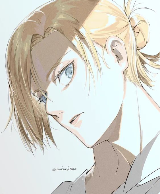 普段と違う塗りをして遊ぼうの会してた……前描いたアニチャンの線再利用👊 