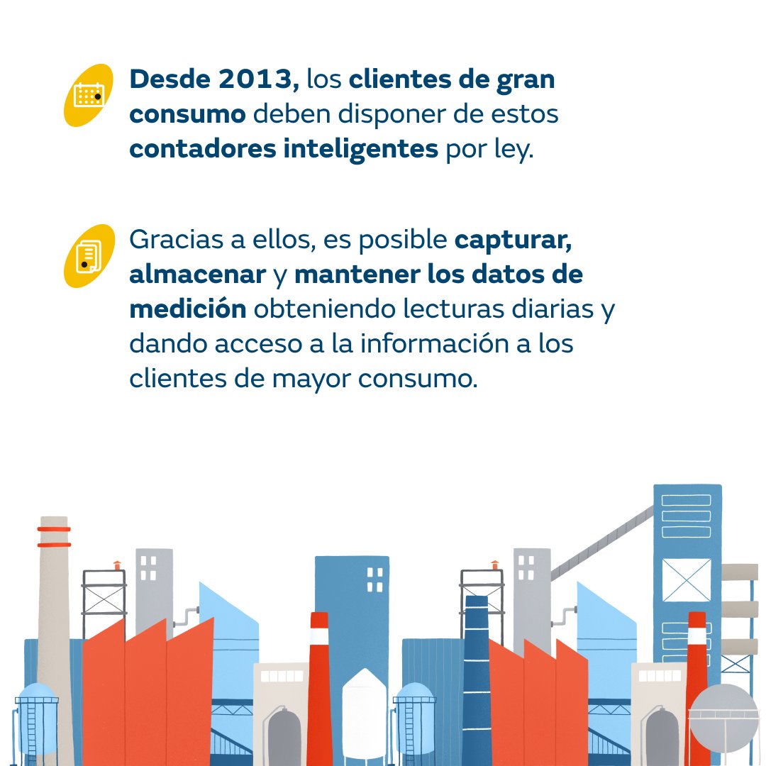 nedgia's tweet photo. ¿Sabes qué son los equipos de #telemedida?
Son equipos que permiten registrar el consumo de gas natural de los clientes industriales de forma automática y en remoto.
Desde 2013, los clientes de mayor consumo deben disponer de estos contadores inteligentes por ley. https://t.co/VrzjqdVCzp