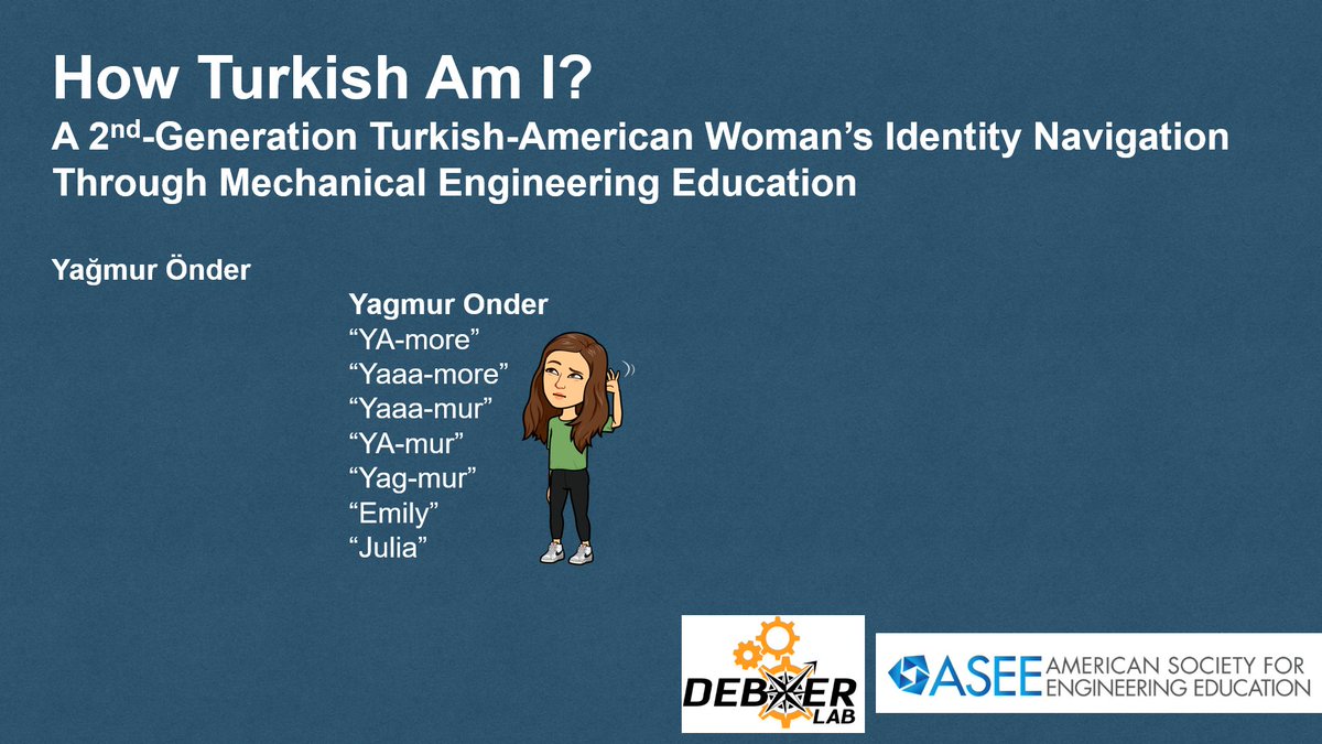 DeBoer Lab (@deboer_lab) on Twitter photo "How Turkish Am I?" Come listen to our very own Yagmur's award-winning paper at the student division event today at 1:45 PM, room 207 at the convention center <a href="/ASEEConferences/">ASEE Conferences</a>! "How Turkish Am I?" Come listen to our very own Yagmur's award-winning paper at the student division event today at 1:45 PM, room 207 at the convention center <a href="/ASEEConferences/">ASEE Conferences</a>!