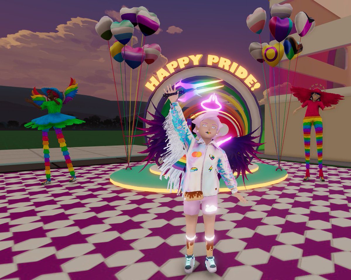 teh_nya0nya0's tweet photo. Flash⚡️#NFTGiveaway🎁
More #MetaversePride wearables🏳️🌈!
3x🏆Winners🌈Blade of Transcendance
To Enter:
1⃣💜+ RT
2⃣ Follow me, @NFTGiveawaysFam @NikkiFuego92
3⃣ Tag friends + Drop $ETH addy
⌛️Ends in 24 hrs!
#Metaverse
#Decentraland
#MetaPRIDE
#PRIDE https://t.co/wMMae9XhwV