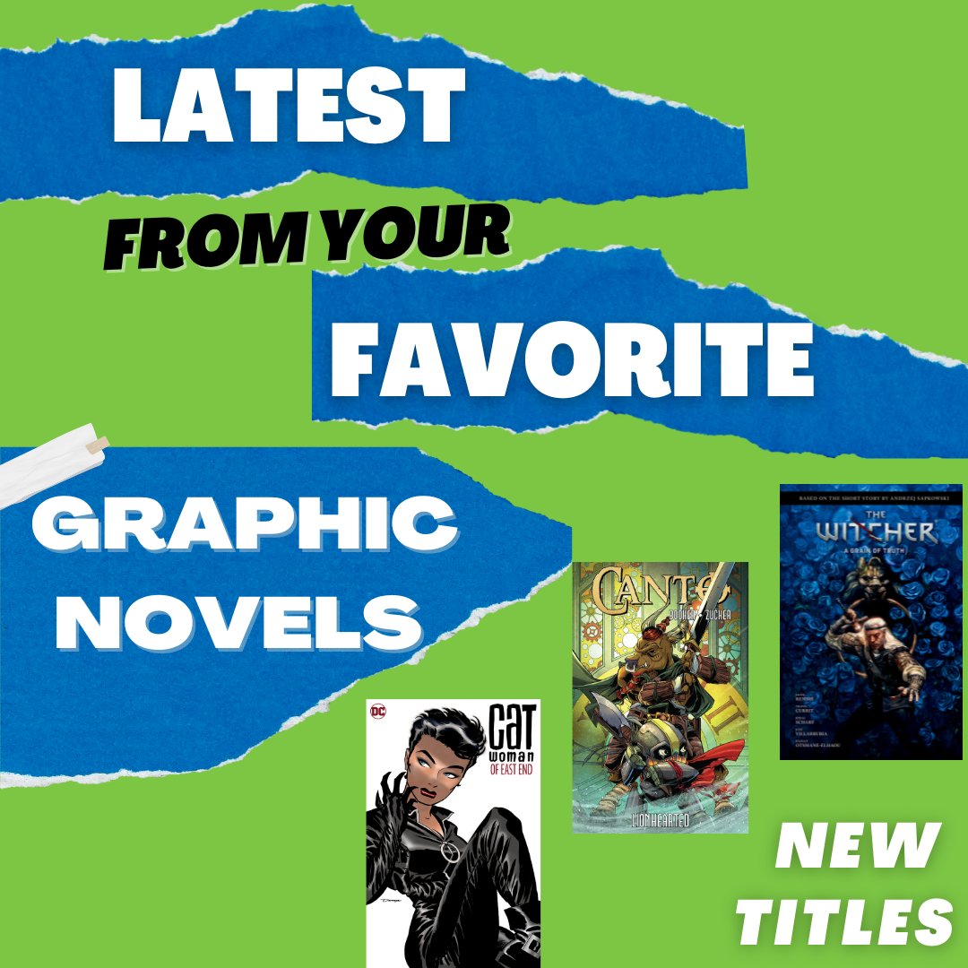 PRHgetsgraphic's tweet photo. Check out the these graphic novels out now! Visit https://t.co/iE3bBQRKJi to learn more! #comics #comicbooks #graphicnovel #manga https://t.co/W5CBqPdf9q