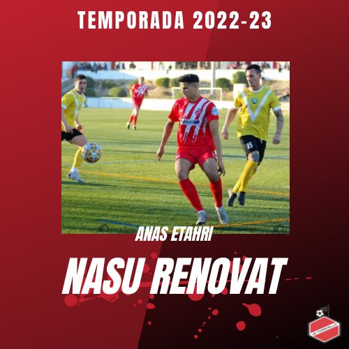 uetorroella's tweet photo. ‼️ Un altre jugador de la casa. Força i entrega total. Anas Etahri renova per la 2022/23 a #2aCat1 🔴⚪️🔴
Apostem pels de casa!
.
.
.
#lladreburros #viladelmeu❤️ #celebremho https://t.co/fzxGcbg2Nr