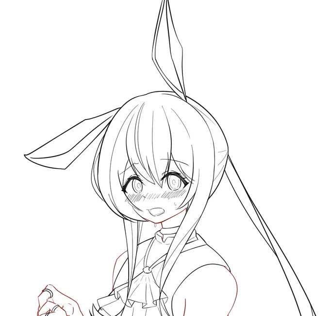 なかなか.....いい表情描けたな....... 