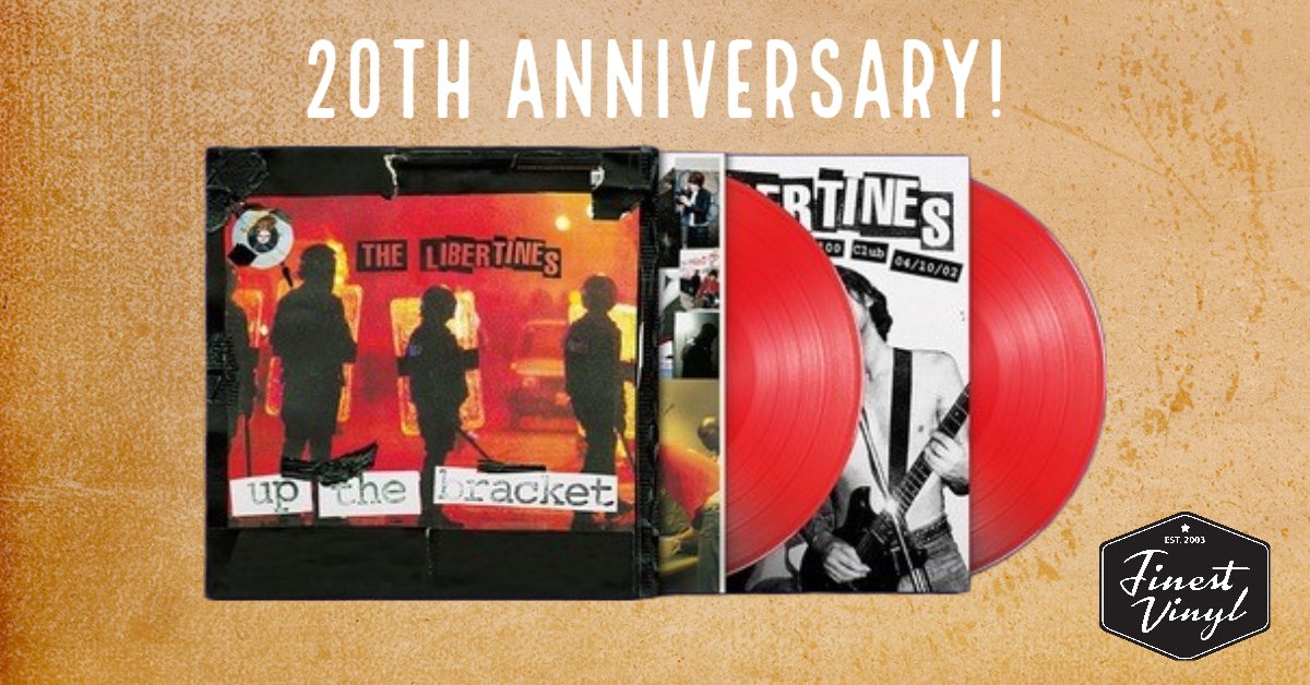 finestvinyl's tweet photo. Die Zeit rennt. Stellte nicht nur #peterdoherty fest. #upthebracket zum #Jubiläum auf rotem #Doppelvinyl. https://t.co/0mzQgqMfLT @libertines @RoughTrade @beggarsgroup #Vinyliebe #limitedvinyl #redvinyl #colouredvinyl #20thanniversary https://t.co/y8uPx6eyKb