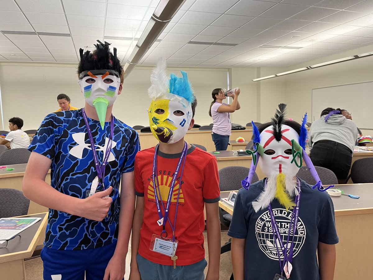 UWWPreCollege's tweet image. We want to give a big THANK YOU to Latino Arts Inc. because our STEER campers had a great time learning the significance of latin art and creating their own Carnival masks. 
#uww #precollege #uwwprecollege #STEER #latinart