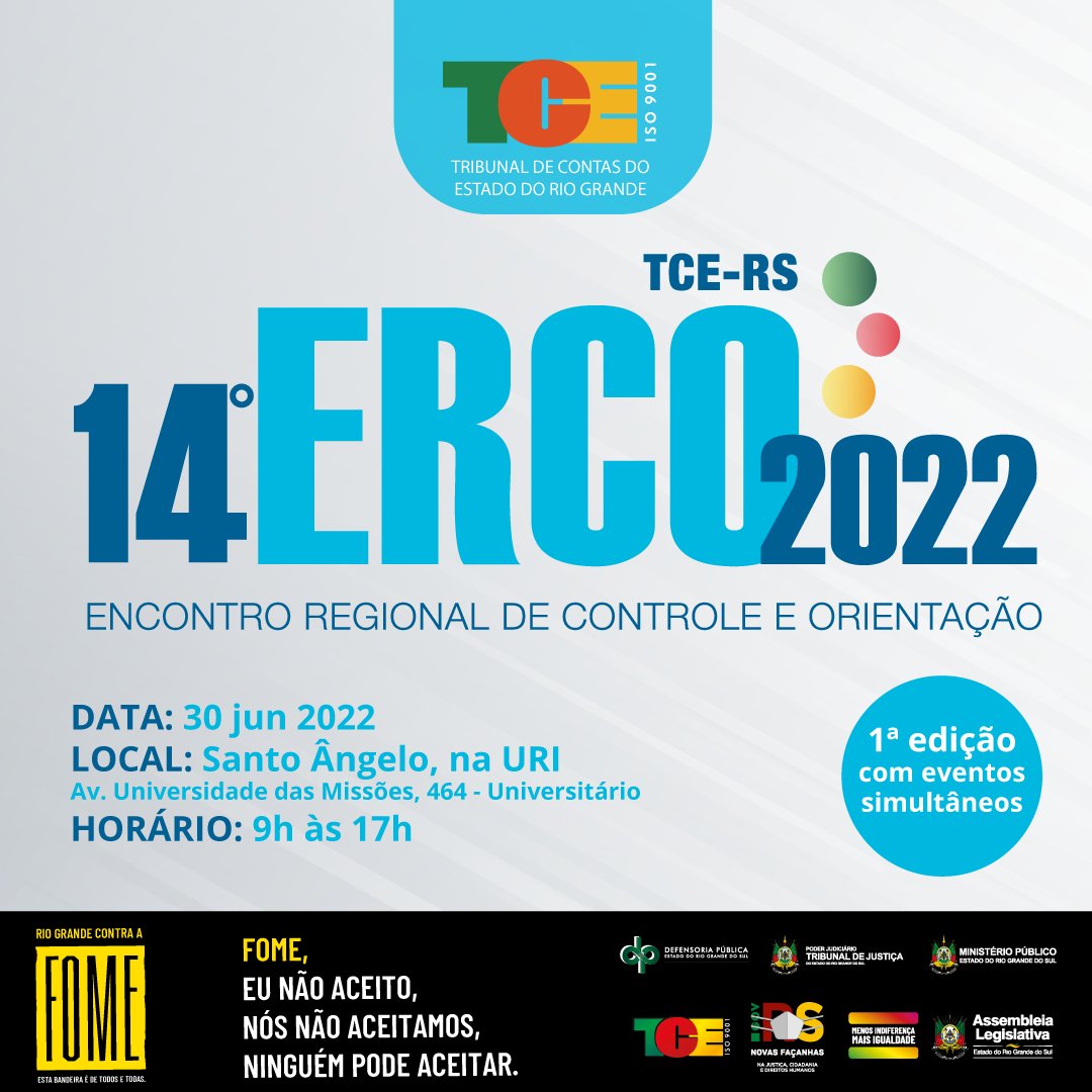 tcegaucho's tweet photo. Santo Ângelo receberá Encontro de Controle e Orientação do TCE/RS
📰Confira aqui: https://t.co/6eklnDj6iH
📻 Confira aqui: https://t.co/OwnwZdGLf4
#tcers #TribunalDeContas #ercos #controleexterno #administraçãopública #santoangelo https://t.co/JOyQMntr4Y