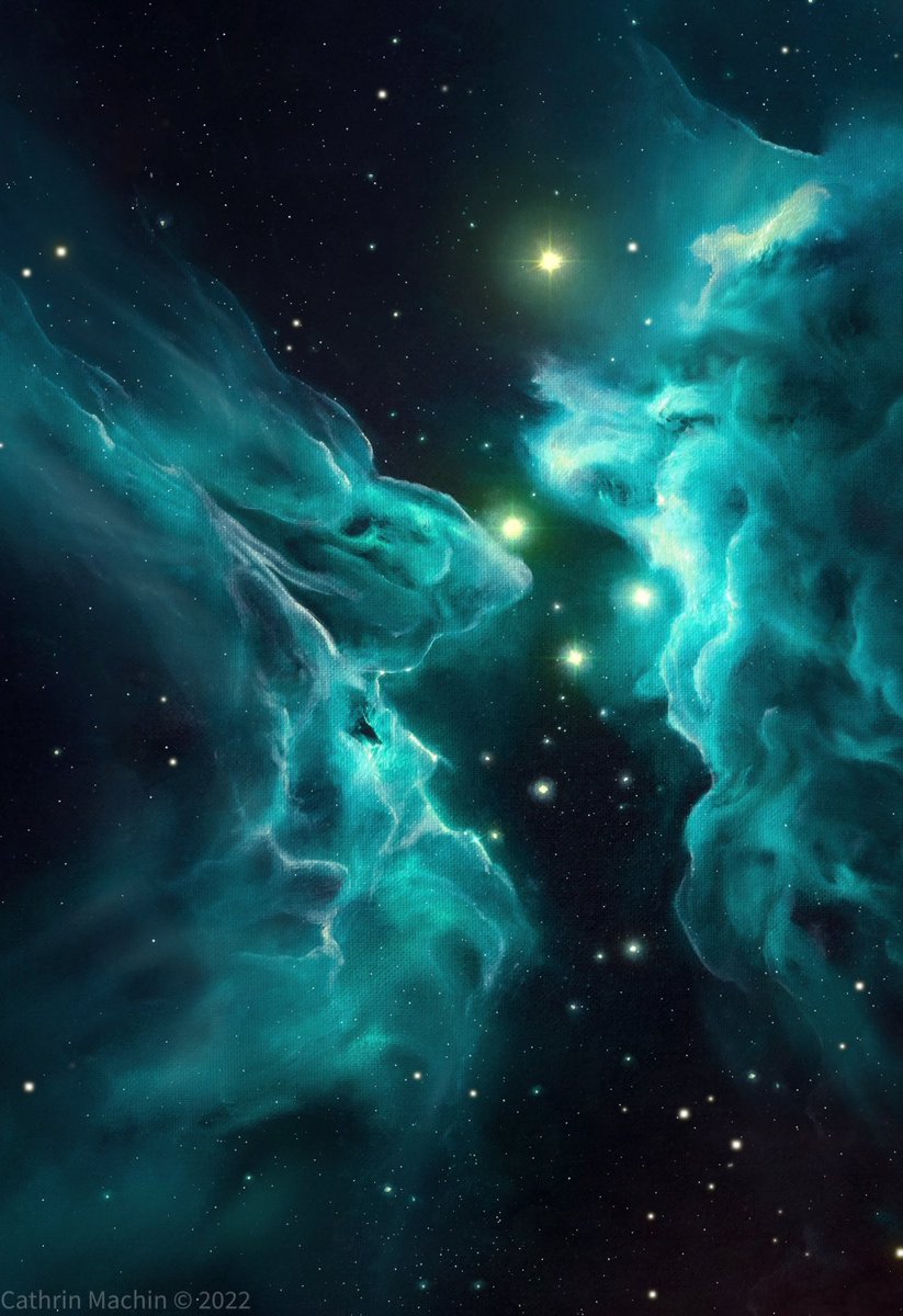 Cathrin Machin Space Art tweet media